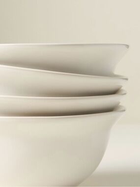 Anthropologie Reeves Stoneware Cereal Bowls, Set of 4